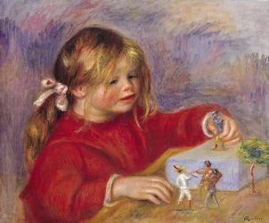 Claude Renoir (n. 1901) jugando, 1905